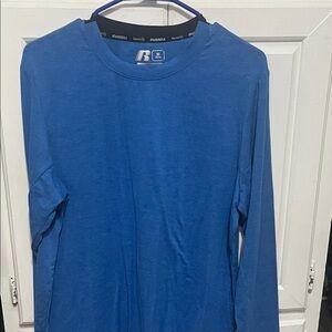 Russell Athletic Men's Classic Blue Long Sleeve Tee